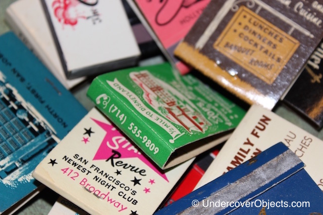 vintage matchbooks